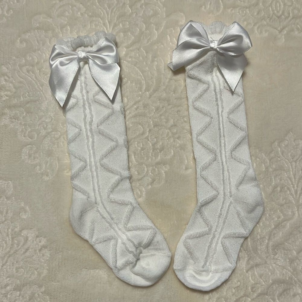 BABY / TODDLER BOW DECOR SOCKS